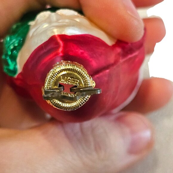 Vintage Inge‎ Glas Glass Christmas Ornament Santa Claus 3.5 In W. Germany - Picture 8 of 11